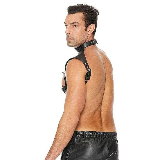 Harnais - Ouch! - Men Harness with Neck Collar - One Size Ouch! Sensations plus