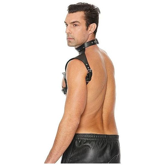 Harnais - Ouch! - Men Harness with Neck Collar - One Size Ouch! Sensations plus