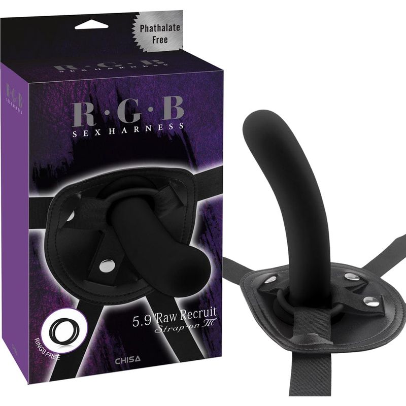 Harnais - R.G.B - 5.9'' Raw Recruit Strap-On M R.G.B Sensations plus