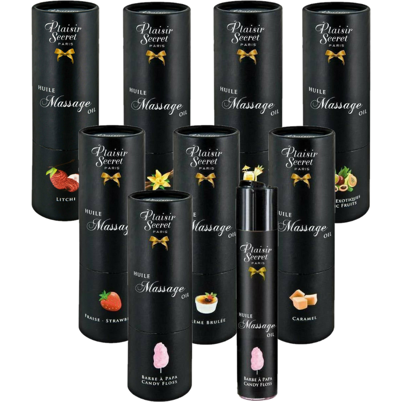 Huile Chauffante - Plaisir Secret - Huile de Massage Gourmande Plaisir Secret Sensations plus