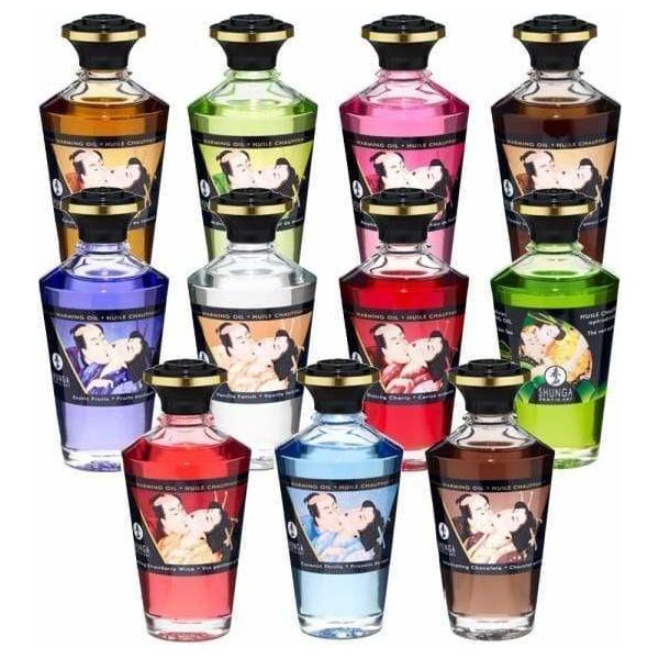 Huile Chauffante - Shunga - Baisers Intimes Shunga Sensations plus