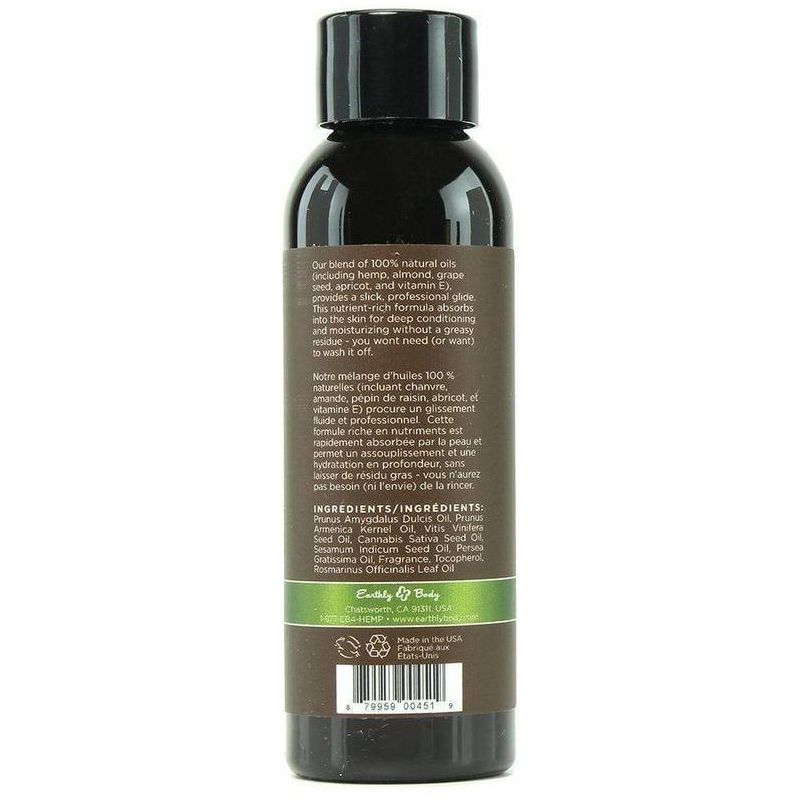 Huile de Massage - Hemp Seed - Ensemble de 3 - Earthly Body Earthly Body Sensations plus