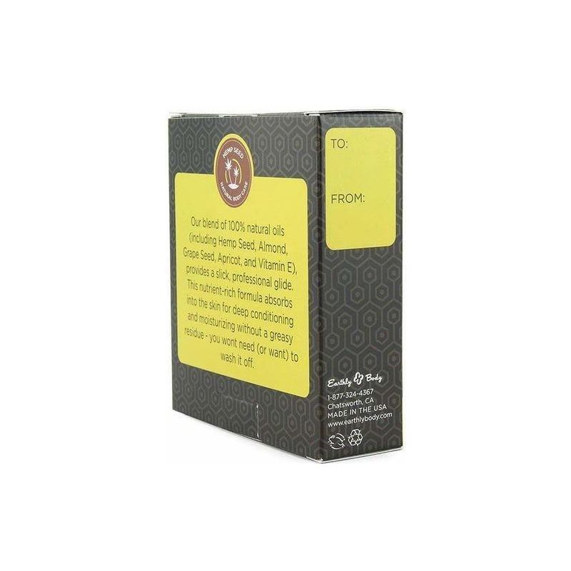 Huile de Massage - Hemp Seed - Ensemble de 3 - Earthly Body Earthly Body Sensations plus