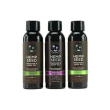 Huile de Massage - Hemp Seed - Ensemble de 3 - Earthly Body Earthly Body Sensations plus