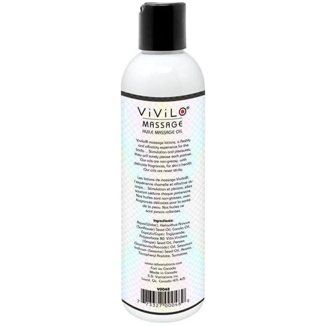 Huile de Massage - Vivilo - 8oz / 250 ml Vivilo Sensations plus