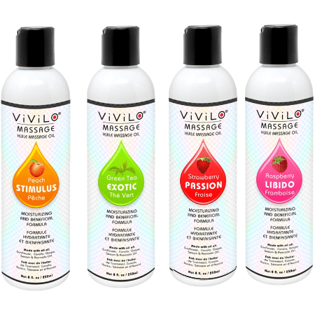 Huile de Massage - Vivilo - 8oz / 250 ml Vivilo Sensations plus