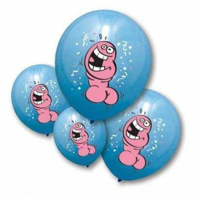 Humour - Ballons Bleu avec Pénis - Format de 6 Ozzé Créations Sensations plus