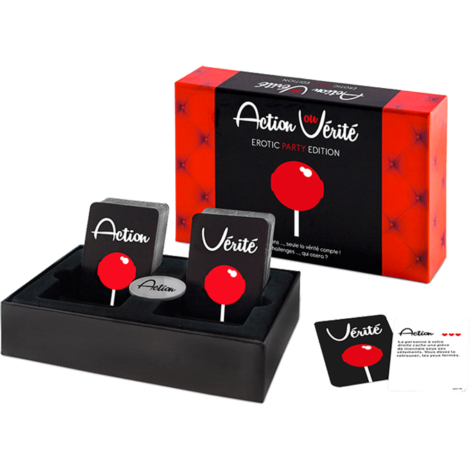 Jeu - Action ou Vérité - Français Tease and Please Sensations plus