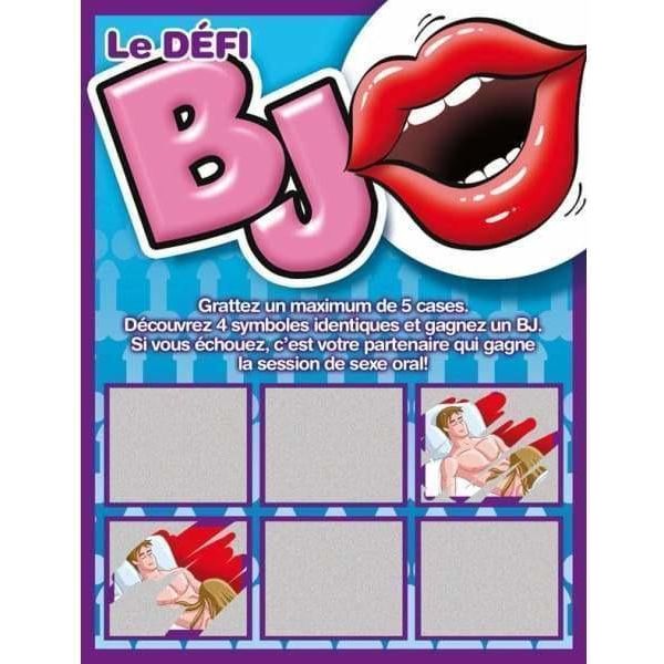 Jeu - Gratteux - Le Défi BJ Ozzé Créations Sensations plus