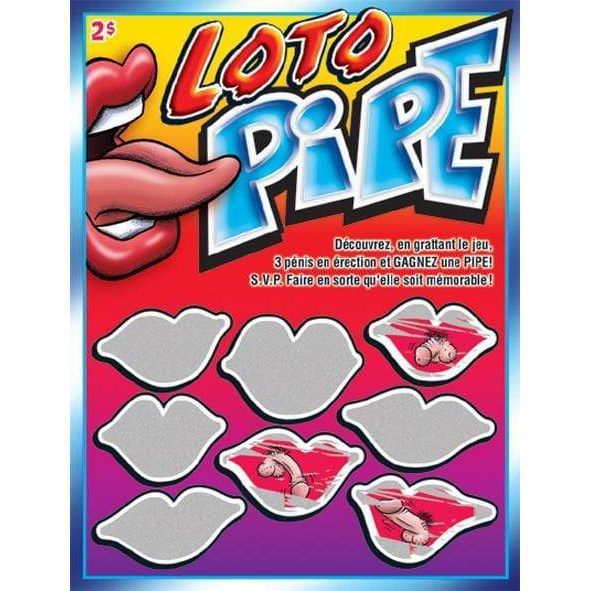 Jeu - Gratteux - Loto Pipe Ozzé Créations Sensations plus