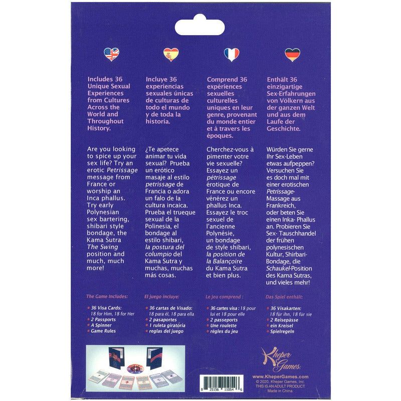 Jeu - Kheper Games - Mini Sex Around The World Kheper Games Sensations plus