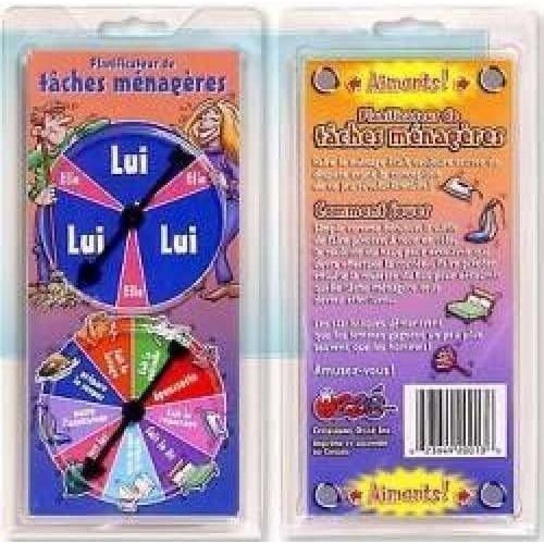 Humour - Planificateurs de Tâches ménagères Ozzé Créations Sensations plus