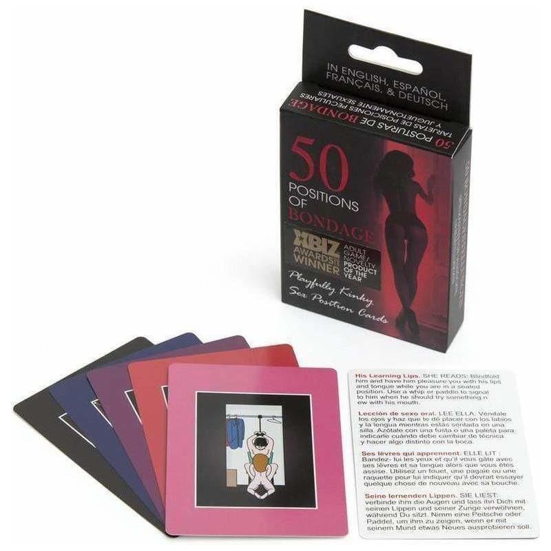 Jeu de Cartes - Kheper Games - 50 positions Bondage Kheper Games Sensations plus