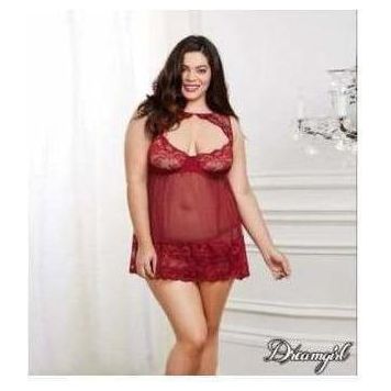 Lingerie Dreamgirl - Babydoll 10463 Dreamgirl Sensations plus