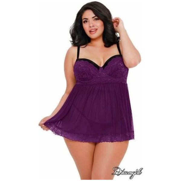 Lingerie Dreamgirl - Babydoll 11020 Dreamgirl Sensations plus