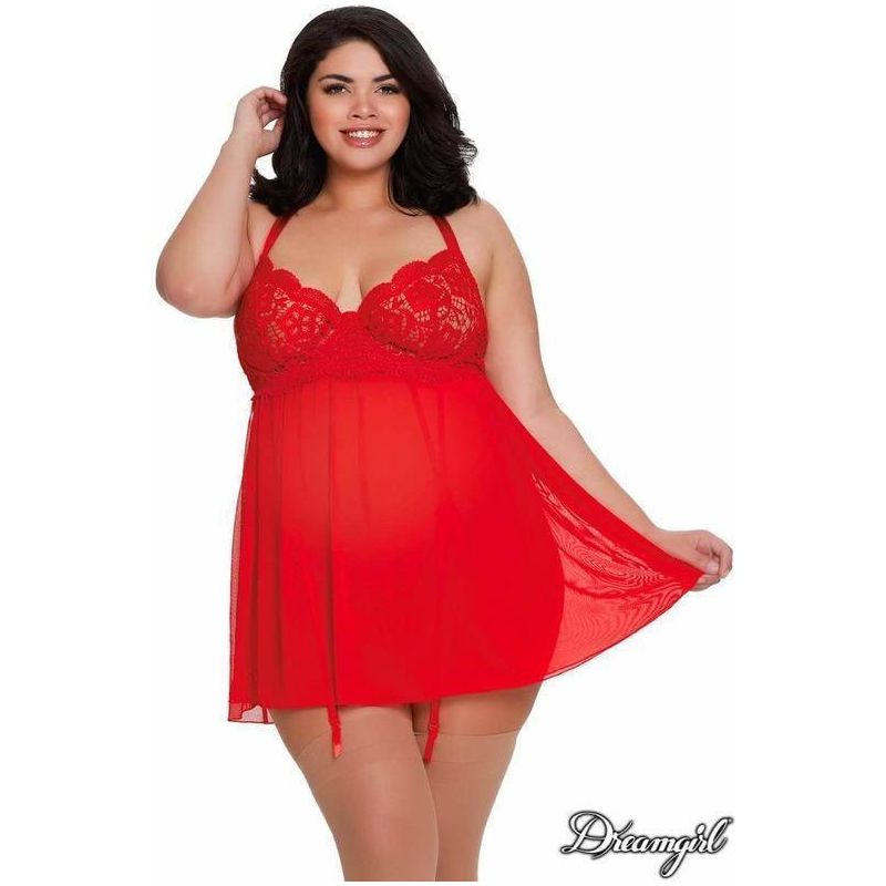 Lingerie Dreamgirl - Babydoll 11456 Dreamgirl Sensations plus