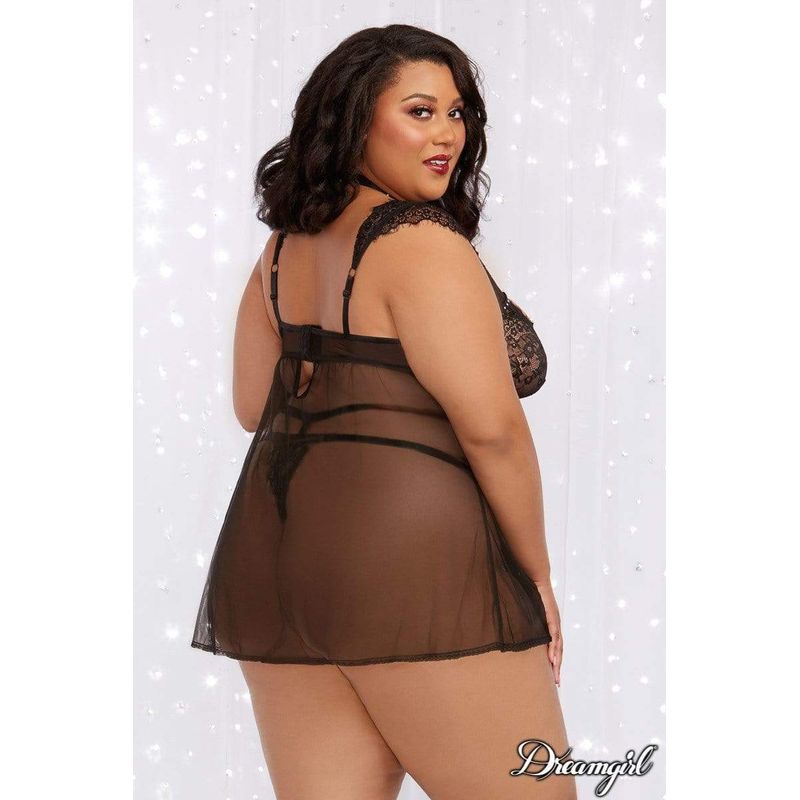 Lingerie Dreamgirl - Babydoll 12351 Dreamgirl Sensations plus