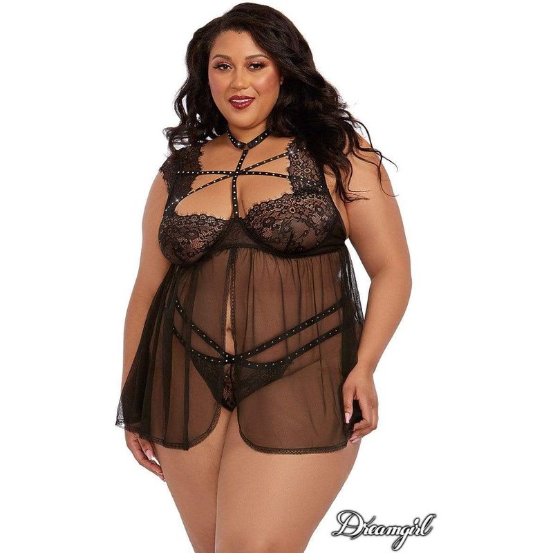 Lingerie Dreamgirl - Babydoll 12351 Dreamgirl Sensations plus