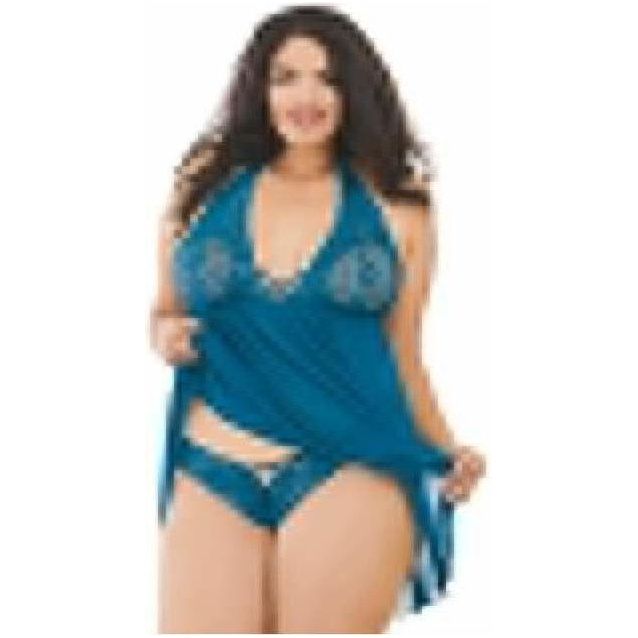 Lingerie Dreamgirl - Babydoll 9669 Dreamgirl Sensations plus