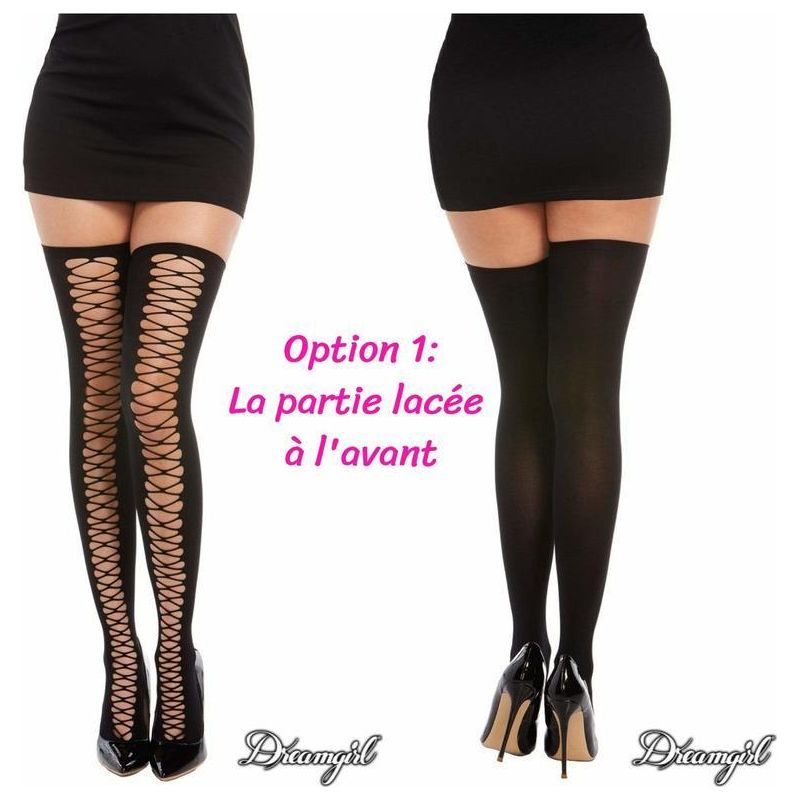 Lingerie Dreamgirl - Bas à la cuisse 0366 Dreamgirl Sensations plus