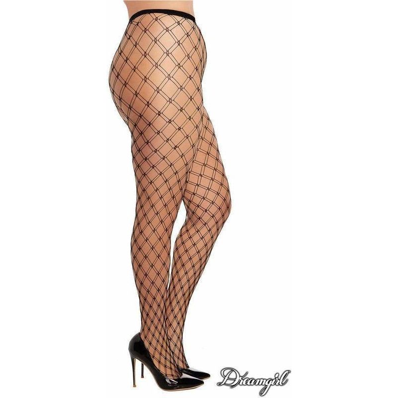 Lingerie Dreamgirl - Bas collant 0369 Dreamgirl Sensations plus