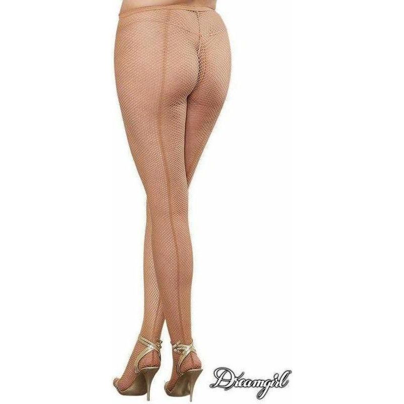 Lingerie Dreamgirl - Bas Collant Fishnet 0011 Dreamgirl Sensations plus