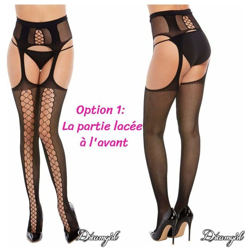 Lingerie Dreamgirl - Bas et Porte-jarretelles 0371 Dreamgirl Sensations plus