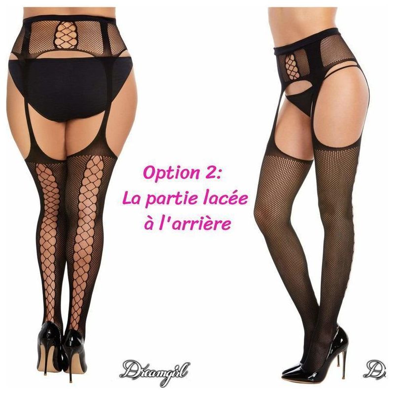 Lingerie Dreamgirl - Bas et Porte-jarretelles 0371 Dreamgirl Sensations plus