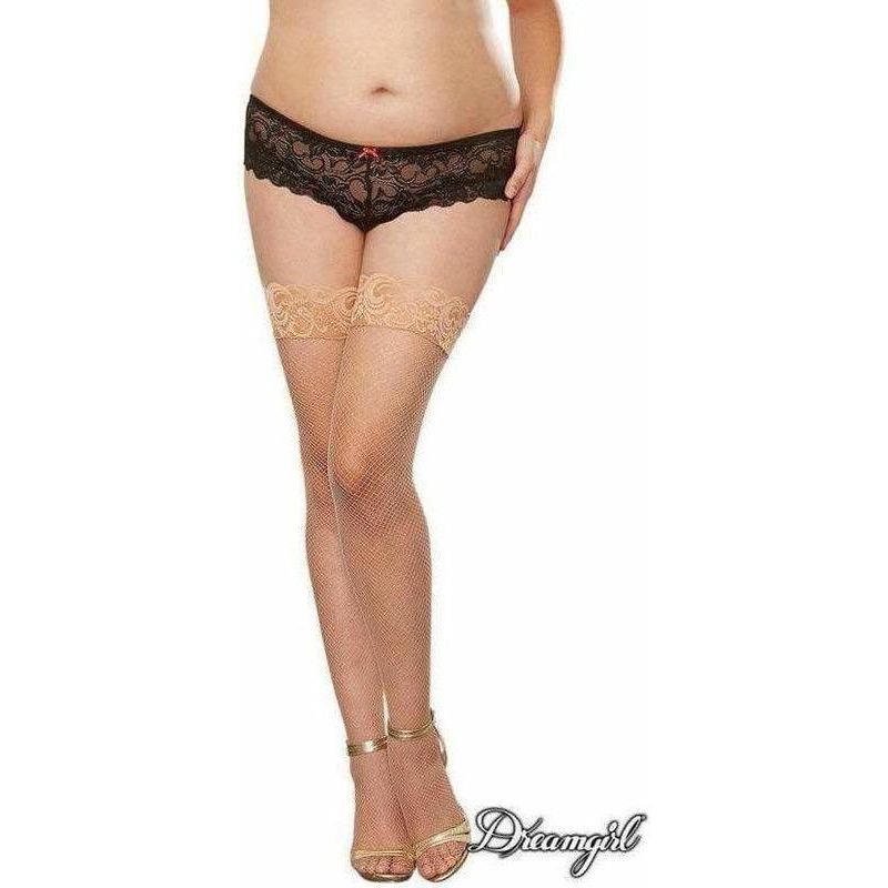 Lingerie Dreamgirl - Bas Filet à la Cuisse 0006 Dreamgirl Sensations plus