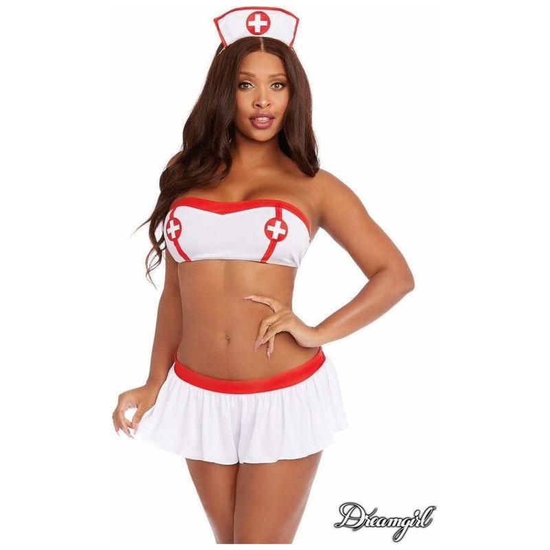 Lingerie Dreamgirl - Costume d'infirmière sexy 12227 Dreamgirl Sensations plus