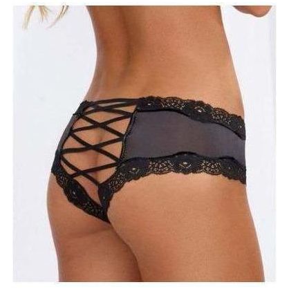 Lingerie Dreamgirl - Sous-vêtement avec Élastiques Entrecroisées 1434 Dreamgirl Sensations plus