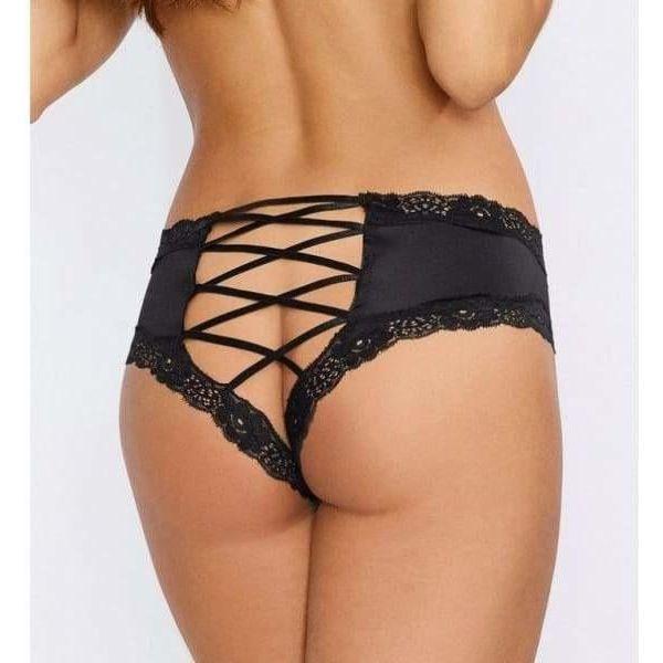 Lingerie Dreamgirl - Sous-vêtement avec Élastiques Entrecroisées 1434 Dreamgirl Sensations plus