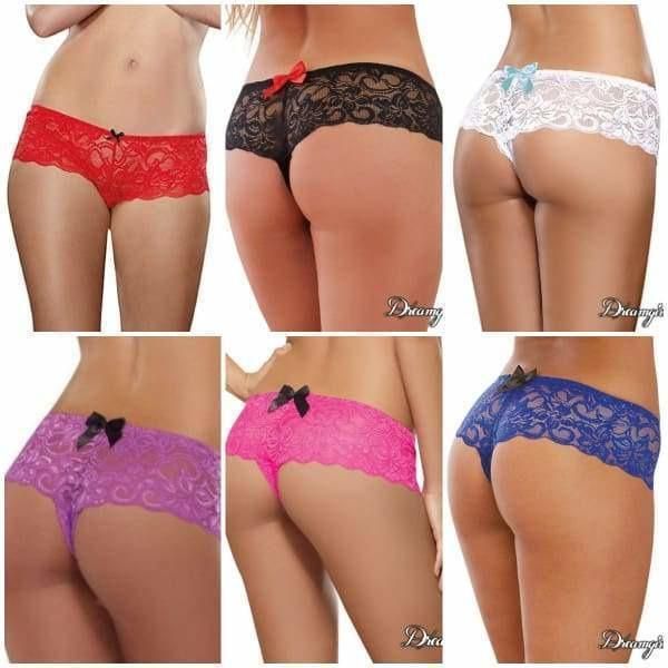 Lingerie Dreamgirl - Sous-vêtement en Dentelle avec Ouverture 7177 Dreamgirl Sensations plus