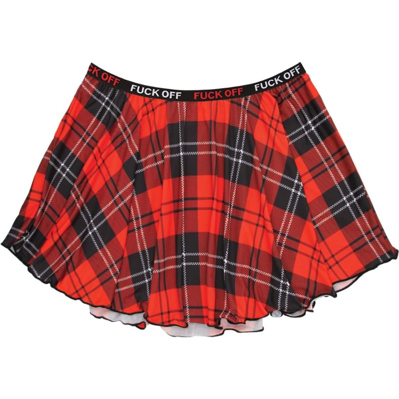 Lingerie Fantasy - Jupe écolière «FUCK OFF» 804 Fantasy Lingerie Sensations plus