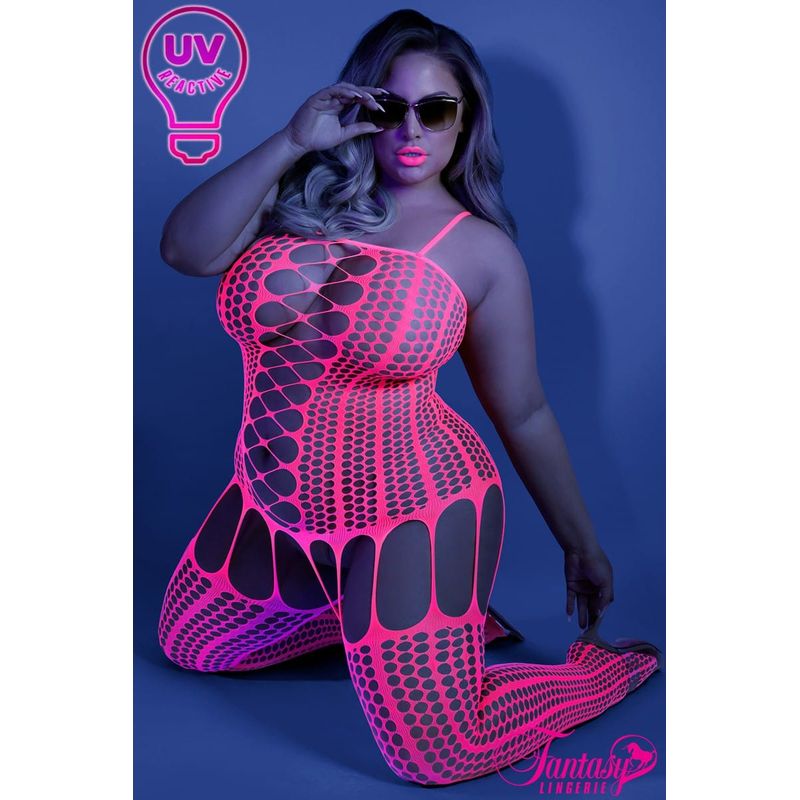 Lingerie Fantasy - Glow - Robe-jarretelles 2113 Fantasy Lingerie Sensations plus