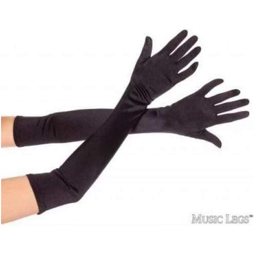 Lingerie Music Legs - Gants en satin 452 Music Legs Sensations plus