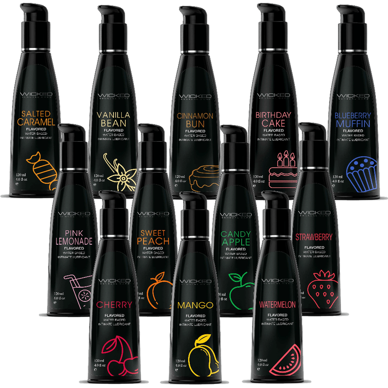 Lubrifiant à base d'eau - Wicked - Comestible Wicked Sensual Care Sensations plus