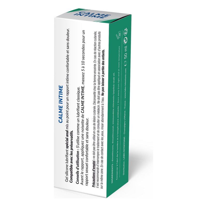 Lubrifiant Anal - Silicone - Calme Intime Labo intextonic Sensations plus