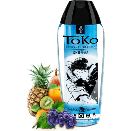 Lubrifiant à base d'eau - Toko - Comestible Shunga Sensations plus