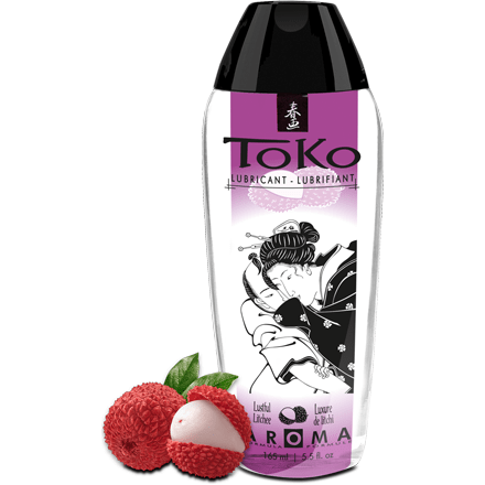 Lubrifiant à base d'eau - Toko - Comestible Shunga Sensations plus