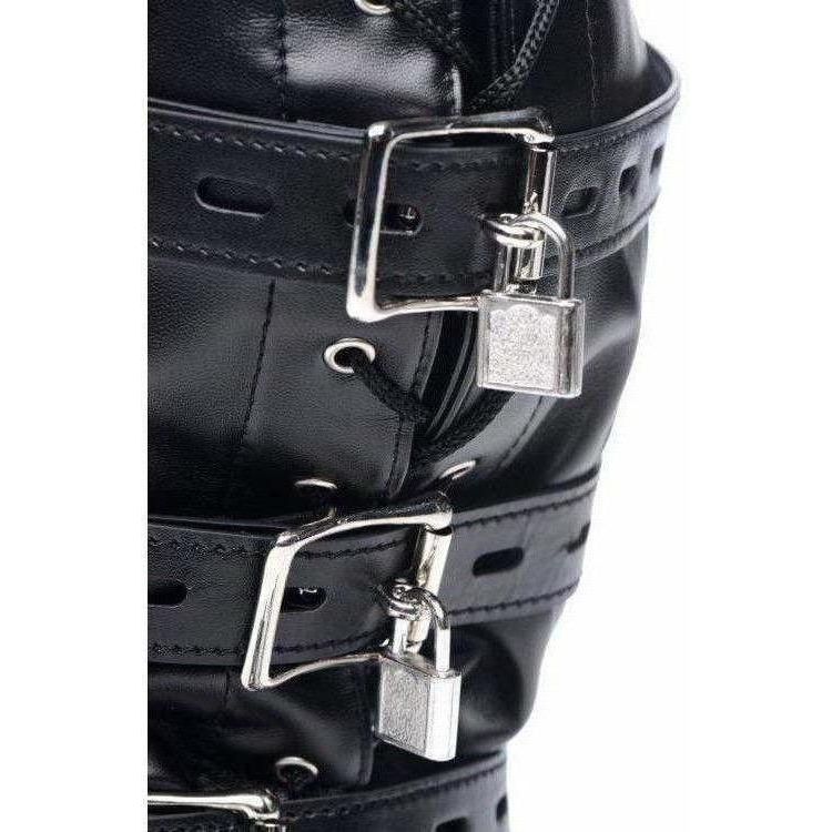 Masque BDSM - Strict - Bondage Hood With Penis Gag STRICT Sensations plus