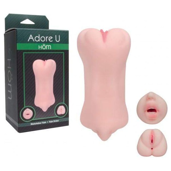 Masturbateur - Adore U Höm - Triple Stroker Adore U Sensations plus