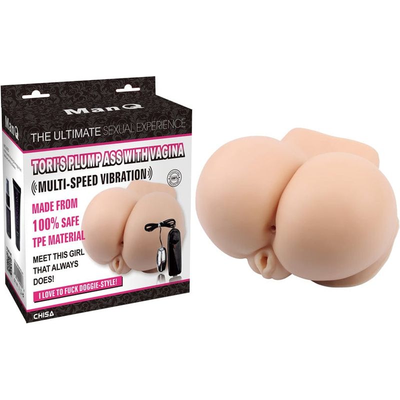 Masturbateur - ManQ - Tori's Plump Ass With Vagina Man Q Sensations plus