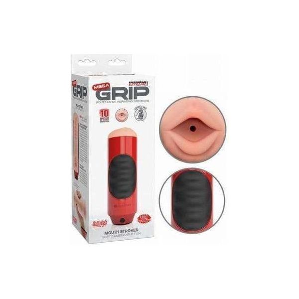 Masturbateur - Mega Grip - Bouche vibrant Pipedream Sensations plus