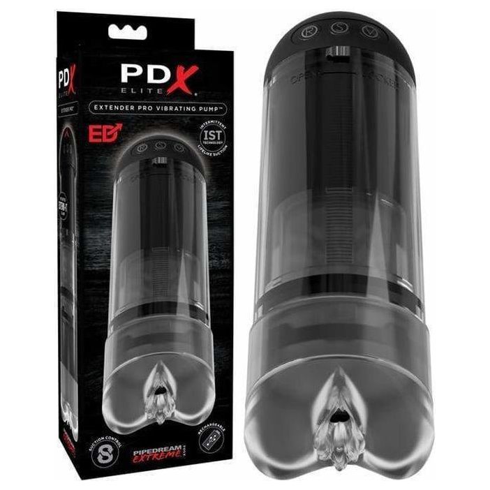 Masturbateur - PDX Elite - Extender Pro Vibrating Pump Pipedream Sensations plus