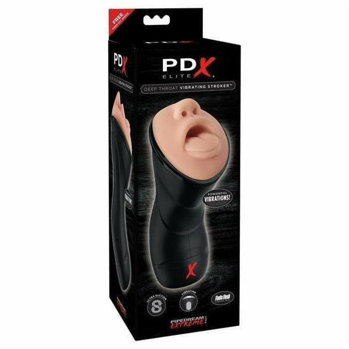 Masturbateur - PDX Elite - Deep Throat Vibrating Stroker Pipedream Sensations plus