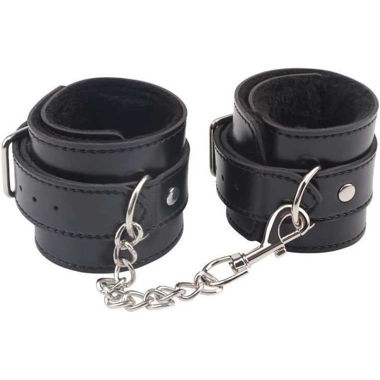 Menottes - Behave! - Obey Me Leather Ankle Cuffs Behave! Sensations plus