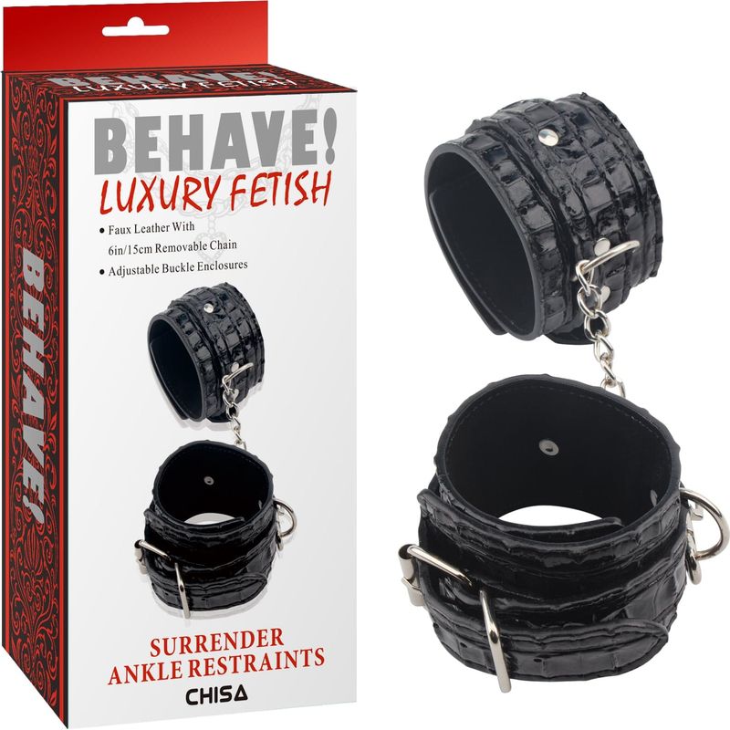 Menottes - Behave! - Surrender - Chevilles Behave! Sensations plus