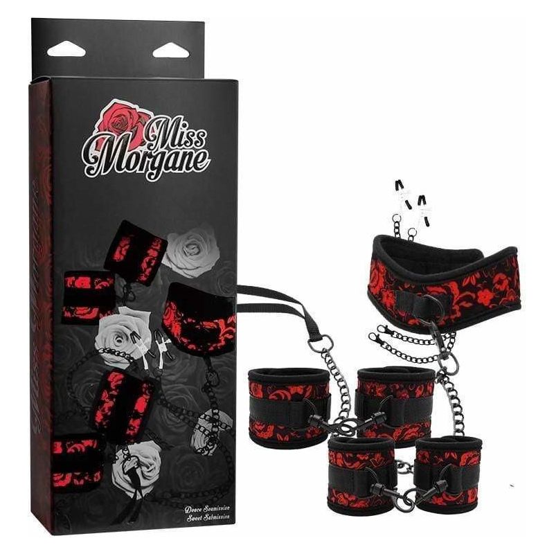Menottes - Miss Morgane - Douce Soumission Rouge Miss Morgane Sensations plus