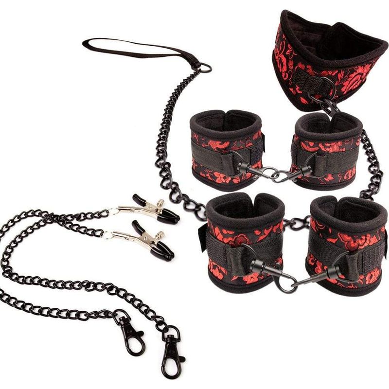 Menottes - Miss Morgane - Douce Soumission Rouge Miss Morgane Sensations plus